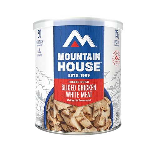 Mountain House Gegrilltes geschnittenes Huhn #10 Dose | gefriergetrocknetes Überlebens- & Notfallfutter | 24 Portionen Mountain House Gegrilltes geschnittenes Huhn #10 Dose | gefriergetrocknetes Überlebens- & Notfallfutter | 24 Portionen von Mountain House