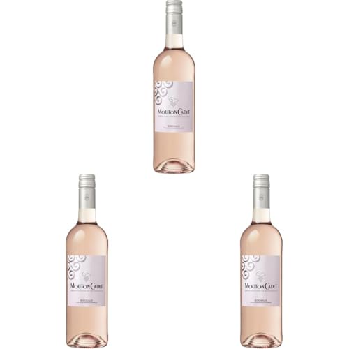 Mouton Cadet Rosé - Baron Philippe de Rothschild - Trockener Roséwein aus Bordeaux (1 x 0,75l) (Packung mit 3) von Mouton Cadet