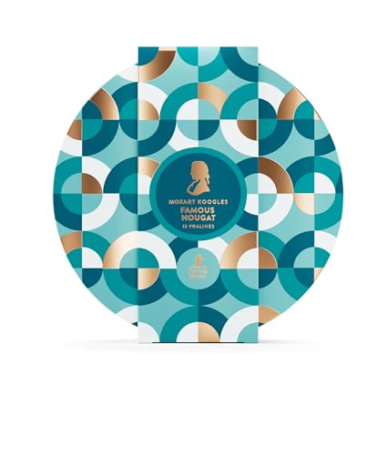 Mozart Koogles, Nougat mozartkugeln, 12er Geschenkbox, Mozart-Kugeln aus Zartbitter-Schokolade, Gefüllt mit Marzipan, Mandeln und Haselnuss-Nougat, 205g Mozart Koogles, Nougat mozartkugeln, 12er Geschenkbox, Mozart-Kugeln aus Zartbitter-Schokolade, Gefüllt mit Marzipan, Mandeln und Haselnuss-Nougat, 205g von Mozart Koogles