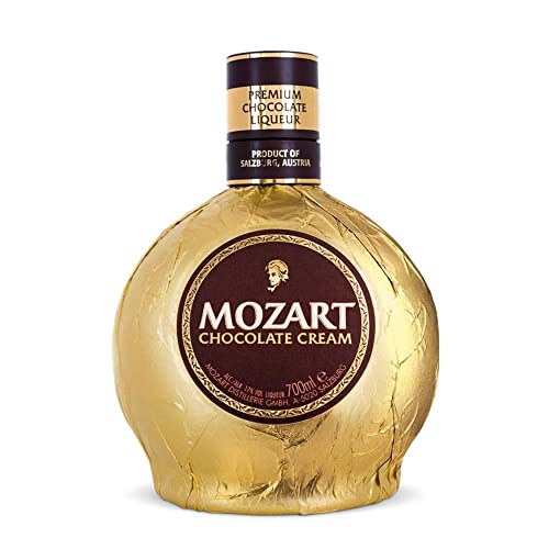 Mozart | Chocolate Cream Sahnelikör | 700 ml | 17% Vol. | Mit belgischer Premiumschokolade | Vollmundiger & sahniger Geschmack | Kräftige Kakaonoten & dezente Vanillenoten | Cremige & weiche Textur von MOZART