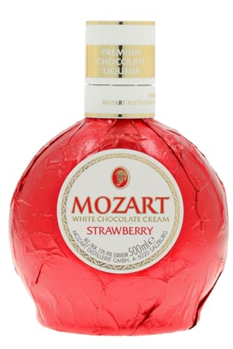 Mozart Liqueur 0,5l, White Chocolat Strawberry von Mozart