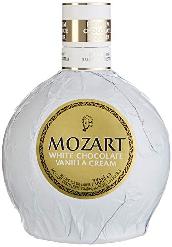 Mozart White Chocolate Sahnelikör 700 ml 15% Vol. Feine Noten von Vanille & Karamell von MOZART