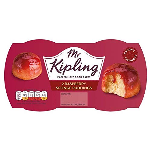 Mr Kipling Dessert-Kuchen Himbeere - 108g - 2er-Packung von Mr Kipling