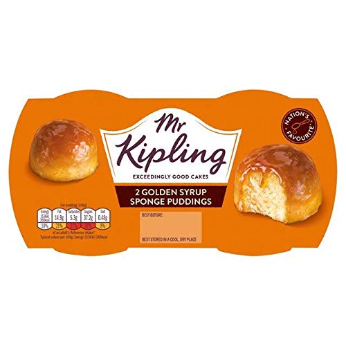 Mr Kipling Dessert-Kuchen mit Goldsaft - 108g - 6er-Packung von Mr Kipling