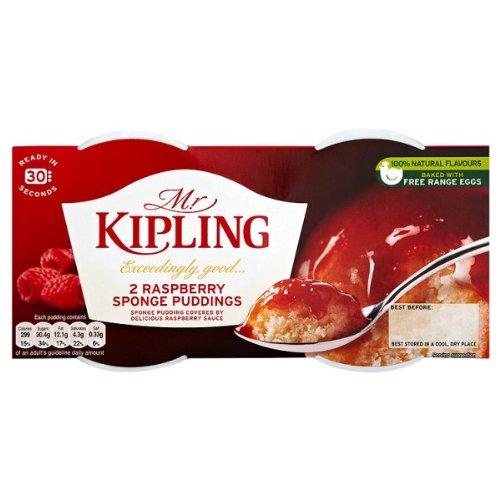 Mr. Kipling Außerordentlich gut ... Raspberry Puddings 4x2x85g von Mr Kipling