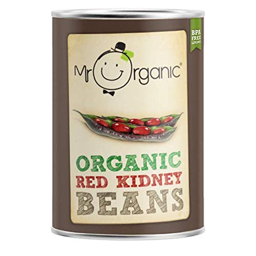 Herr Organische Rote Kidneybohnen (400 g) - Packung mit 2 von Mr Organic