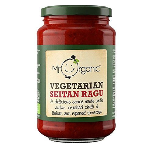 Mr Bio Seitan Zerdrückt Chili-Tomaten-Pasta-Sauce 350G - Packung mit 2 von Mr Organic