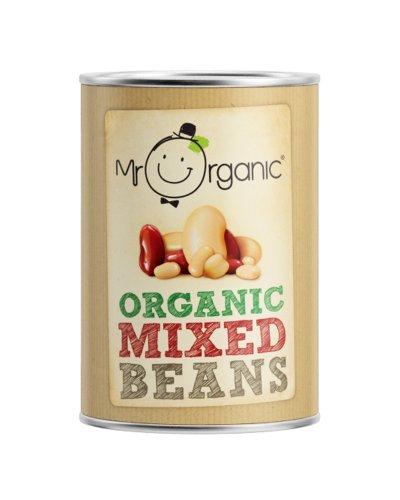 Mr Organic Bohnensalat gemischt 400g 6er Pack von Mr Organic