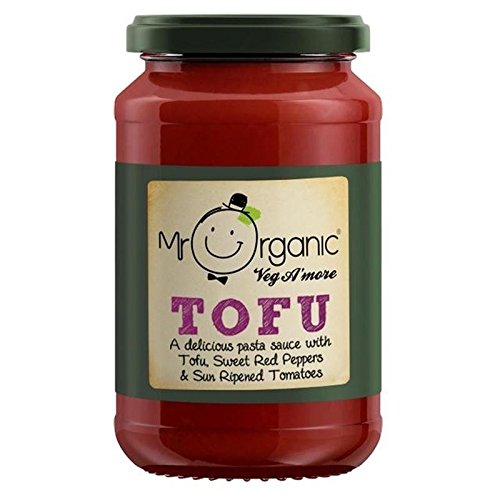 Mr Organischen Tofu Rote Paprika-Tomaten-Pasta-Sauce 350G - Packung mit 2 von Mr Organic