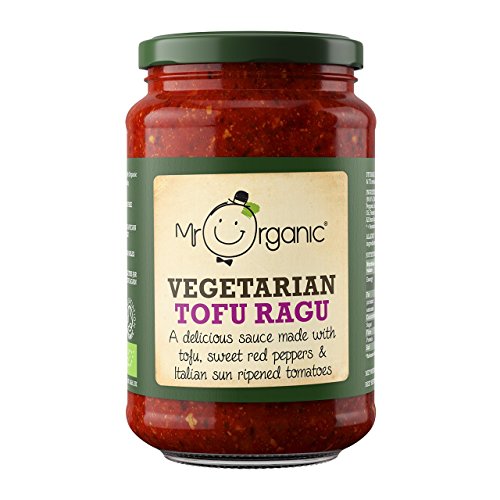 Mr Organischen Tofu Rote Paprika-Tomaten-Pasta-Sauce 350G - Packung mit 2 von Mr Organic