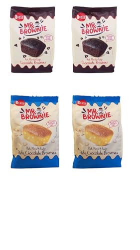 Mr. Brownie 4 x 200g Mr. Brownie Chocolate Brownies | Mr. Brownie White Chocolate Brownies Mr. Brownie 4 x 200g Mr. Brownie Chocolate Brownies | Mr. Brownie White Chocolate Brownies von Mr. Brownie