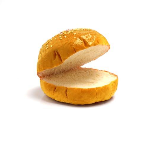 MR.DOBELINA Sesam Potato Burger Buns – Amerikanische Hamburgerbrötchen Made In Italy – Brot Für Köstliche Burger, Smash-burger Und Sandwiches – Weiche Italienische Kartoffelbrötchen (12 buns, Sesamo) von Mr. Dobelina