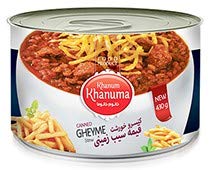 Fertiggericht- Kartoffel Eintopf 440 Gramm Gheymeh Sibzamini, Vegetarisch, Konserve Fertiggericht- Kartoffel Eintopf 440 Gramm Gheymeh Sibzamini, Vegetarisch, Konserve von Mr. Ghorbani