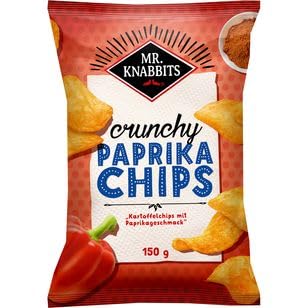 Mr. Knabbits Paprika Chips, 20er Pack (20 x 150g) von Mr.Knabbits