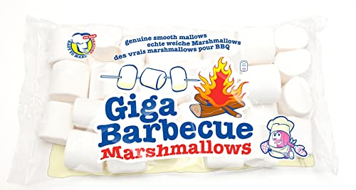 Mr. Mallo Giga Barbecue Marshmallows 750g | XXL-Marshmallows | Schaumzucker-Ware | Mäusespeck | insgesamt 750g softe Süßigkeit für Barbecue, Lagerfeuer oder zum Grillen Mr. Mallo Giga Barbecue Marshmallows 750g | XXL-Marshmallows | Schaumzucker-Ware | Mäusespeck | insgesamt 750g softe Süßigkeit für Barbecue, Lagerfeuer oder zum Grillen von Mr. Mallo