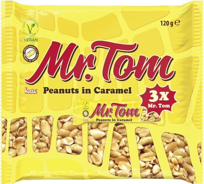 Mr. Tom Peanuts in Caramel Riegel 3er Mr. Tom Peanuts in Caramel Riegel 3er von Mr. Tom