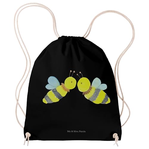 Mr. & Mrs. Panda Sportbeutel Biene Liebe - Geschenk, Hummel, Stoffbeutel, Wespe, Gymsack, Tasche, Kleine Sporttasche, Beutel Rucksack, Turnbeutel Mr. & Mrs. Panda Sportbeutel Biene Liebe - Geschenk, Hummel, Stoffbeutel, Wespe, Gymsack, Tasche, Kleine Sporttasche, Beutel Rucksack, Turnbeutel von Mr. & Mrs. Panda