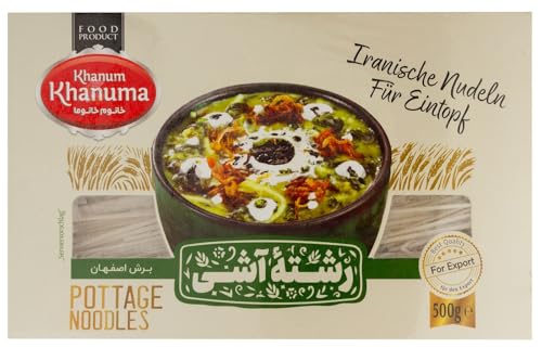 Bandnudeln für Suppe, Isfehans Art 500gr Suppennudeln Reshte Ash Bandnudeln für Suppe, Isfehans Art 500gr Suppennudeln Reshte Ash von Mr.Ghorbani