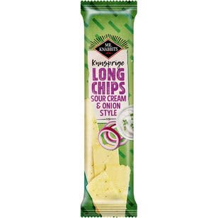 Mr.Knabbits Long Chips Sour Cream & Onion 20 x 75g Mr.Knabbits Long Chips Sour Cream & Onion 20 x 75g von Sattie