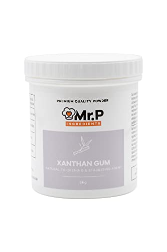 Mr.P Ingredients Xanthan Gum 5 Kg Pulver Verdickungsmittel Ideal für die Herstellung von Suppen Saucen Glutenfreies Backen Eis Vegan Vegetarisch Glutenfrei Halal Koscher Nicht-GVO Mr.P Ingredients Xanthan Gum 5 Kg Pulver Verdickungsmittel Ideal für die Herstellung von Suppen Saucen Glutenfreies Backen Eis Vegan Vegetarisch Glutenfrei Halal Koscher Nicht-GVO von Mr.P Ingredients