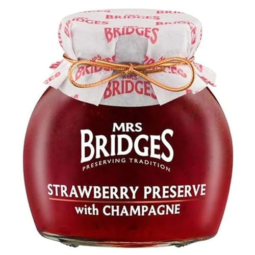 Mrs Bridges Erdbeeren Aufbewahrung & Champagner 340g Mrs Bridges Erdbeeren Aufbewahrung & Champagner 340g von MRS BRIDGES