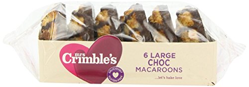 Mrs Crimble Large Schokolade Makronen (6 pro Packung - 250 g) - Packung mit 6 von Mrs Crimble's