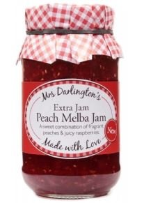 Mrs Darlingtons Peach Melba Jam 340g von Mrs Darlingtons