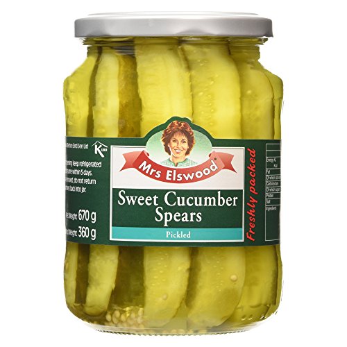 Mrs Elswood - Sweet Cucumber Spears Pickled - 670g von Mrs Elswood