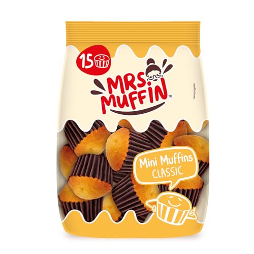 Mrs. Muffin | Mini-Muffins Classic | goldgelb mit feiner Vanille | 225g von Mrs. Muffin