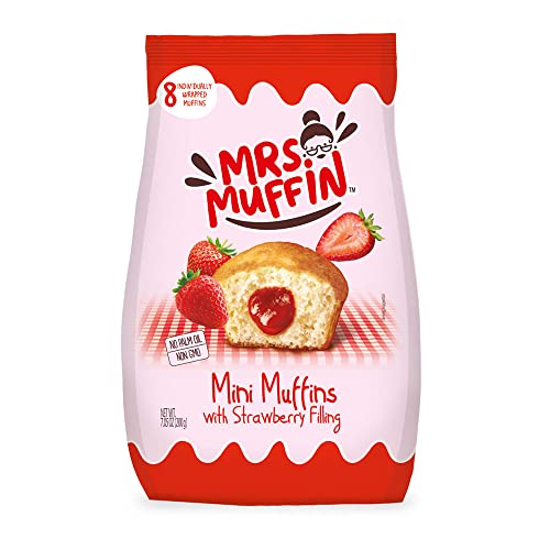 Mrs. Muffin Mini Muffins Mit Erdbeerkonfitüre 200g von Mrs. Muffin