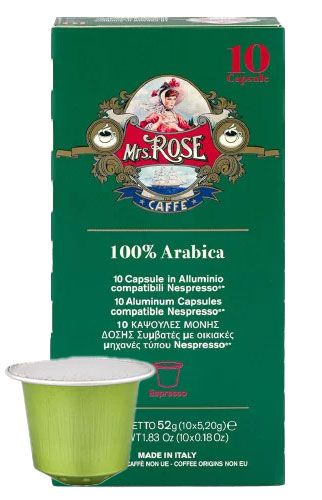 Mrs. Rose Nespresso®* kompatible Kapseln von Mrs. Rose