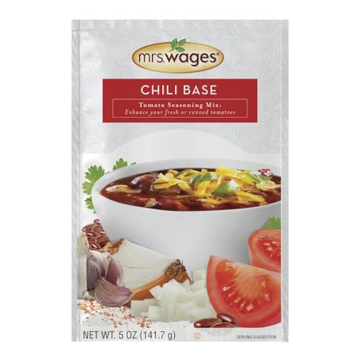 Mrs. Wages W537-J4425 Chili Basismischung, 147 ml, 8 Stück Mrs. Wages W537-J4425 Chili Basismischung, 147 ml, 8 Stück von Mrs. Wages
