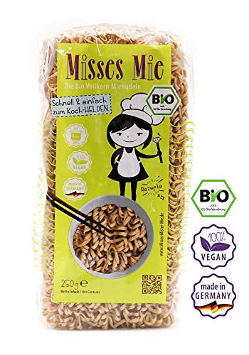 Ms Mie Misses Mie BIO-Vollkornnudeln, 250 g Ms Mie Misses Mie BIO-Vollkornnudeln, 250 g von Misses Mie & Mister Mie