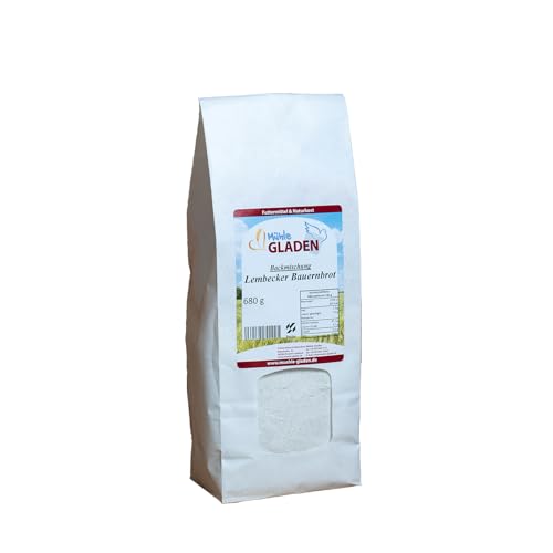 Lembecker Bauernbrot - Backmischung 680g - Selbstbacken mit Rezept von Mühle Gladen