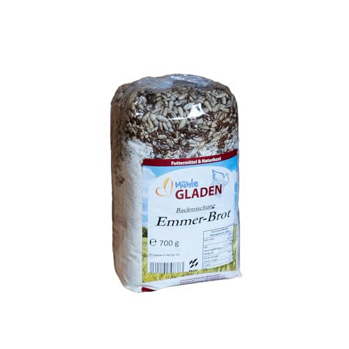 Emmer Brot Backmischung 700g - Selbstbacken mit Rezept von Mühle Gladen