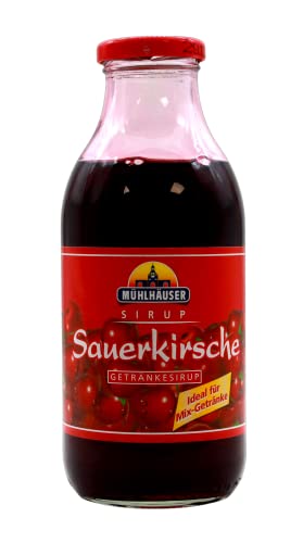 Mühlhäuser Sauerkirschsirup, 12er Pack (12 x 500ml) von Mühlhäuser