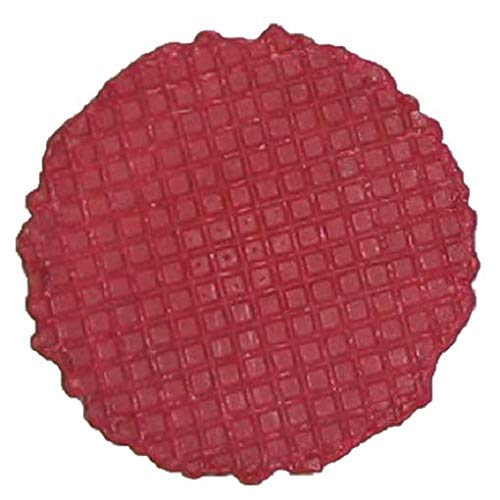 Eiswaffeln Knuspertaler "Rot" | Ø60mm | 120 Stück | Knusprige Waffelböden zum Dekorieren von Eisbechern, Shakes & Co. von Mülheimer Manufaktur