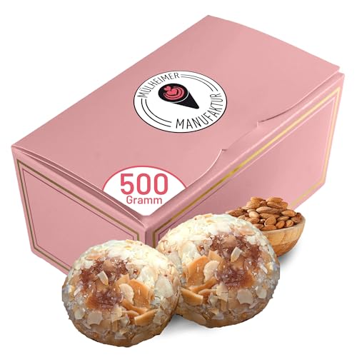 MyNaschbar Amaretti Morbidi Mandelbällchen 500 g – Italienisches Mandelgebäck – Frisch & handwerklich hergestellt – Weiche Mandelmakronen ideal zu Kaffee, Cappuccino & Espresso von Mülheimer Manufaktur