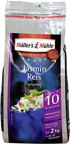 Müllers Mühle Jasmin Reis zart duftend Gastro Selection 2000g von Müller's Mühle GmbH
