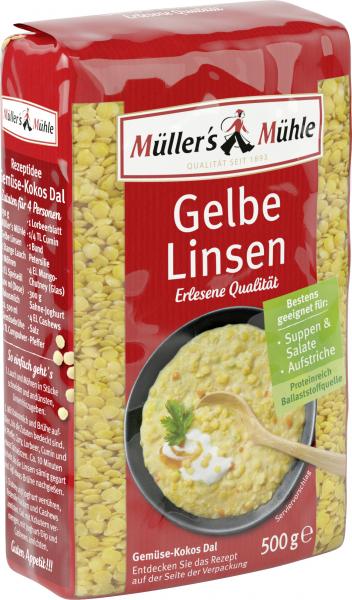 Müller's Mühle Gelbe Linsen von Müller's Mühle