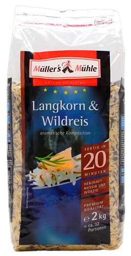 Müller's Mühle Langkorn & Wildreis 2kg von Müller's Mühle GmbH