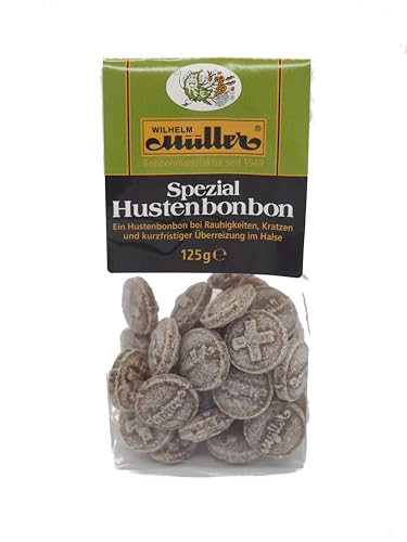 Hochwertiges Spezial Hustenbonbon bei Rauhigkeit im Halse (1 Tüte) von Müller