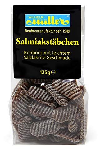 Salmiakstäbchen, Bonbons mit leichtem Salzlakritz-Geschmack (10 Tüten - 10 % Rabatt) von Müller