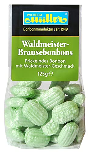 Waldmeister-Brausebonbons - Prickelndes Bonbon mit Waldmeister-Geschmack (1 Tüte) von Müller