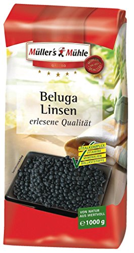 Müller's Mühle - Beluga Linsen - 1000g von Müllers Mühle