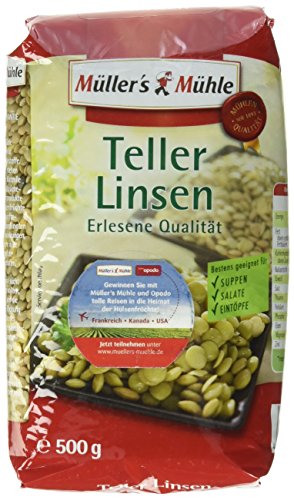 Müller´s Mühle Teller Linsen, 14er Pack (14 x 500 g) von Müller´s Mühle