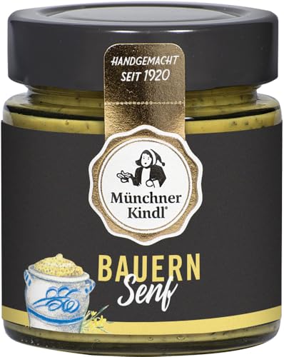 Münchner Kindl Senf Bio Bauern Senf (6 x 125 ml) von Münchner-Kindl-Senf