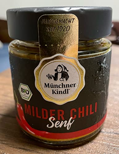 Münchner Kindl Senf Bio Chili Senf (1 x 125 ml) von Münchner-Kindl-Senf
