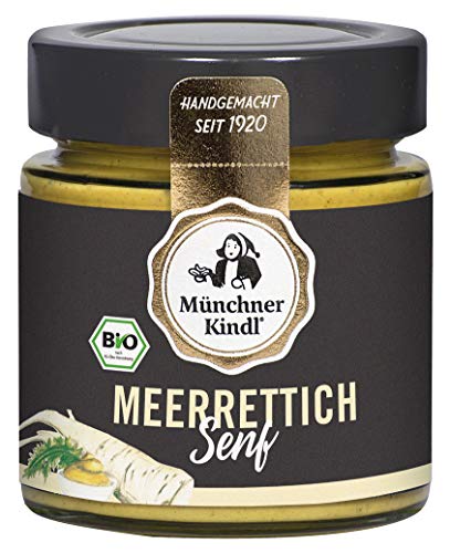 Münchner Kindl Senf Bio Meerrettich Senf (1 x 125 ml) von Münchner-Kindl-Senf