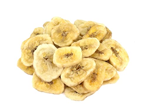 BIO Bananen Chips getrocknet I gesüßt I Kokosöl I Vegan I aromatische Trockenfrucht I Trockenobst I 1000g Inhalt von Müsli Mühle